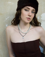 Load image into Gallery viewer, Adjustable choker with a lock pendant.  Statement necklace featuring a lock pendant and wheat chain. Elevate your style with our necklace, perfect for daily wear and layering. Crafted from high-quality titanium and available in silver color  Materials: Titanium, Color: Silver, 52cm in length  | water-resistant, no-tarnishing, hypoallergenic |
