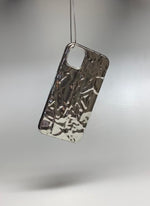 Load image into Gallery viewer, Statement phone case highlighting your mirror selfies.  CHROME phone case resembles veins of chrome hearts. Durable and flexible jelly case with full protection of your phone from bumps and scratches.  | scratch-free, screen protection, jelly case |    Material: Silicone, Silicone Phone cases, Protective cases, Slim phone cases, Heavy-duty phone cases, Designer phone cases, Clear phone cases, Personalized phone cases, Waterproof phone cases
